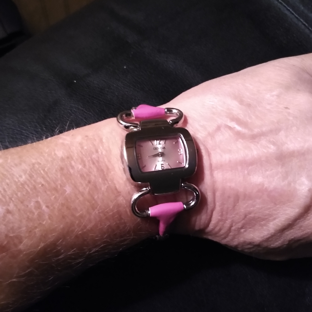 Pink Geneva Watch *Unique*